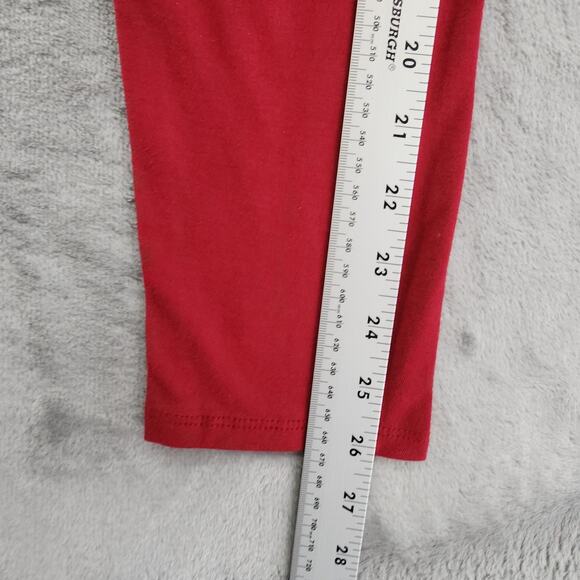 Torrid Pants Womens Size 1 1X 14-16 Red Pull On Mid Rise Leggings Ankle Stretch - Picture 7 of 9